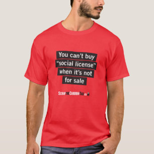 Desfaça-se do t-shirt do imposto do carbono