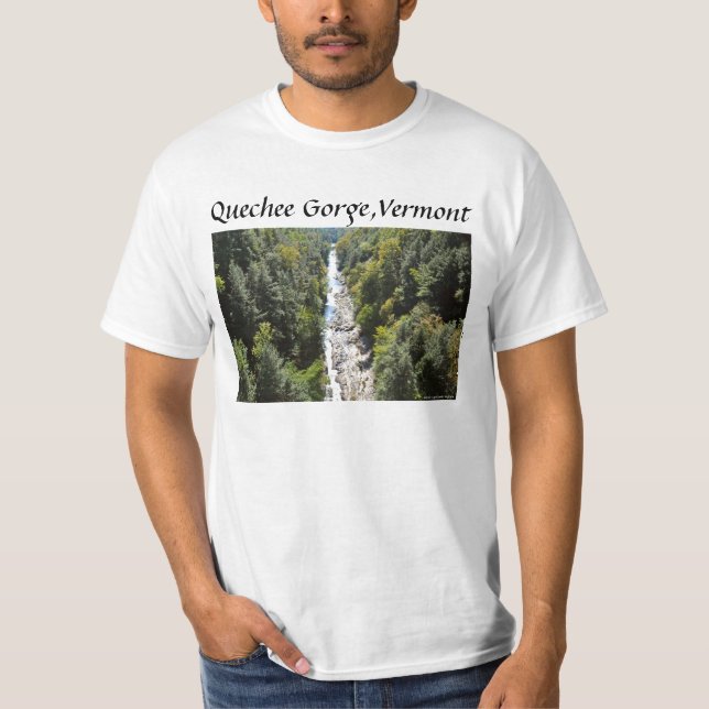 Desfiladeiro de Quechee, Vermont - t-shirt (Frente)