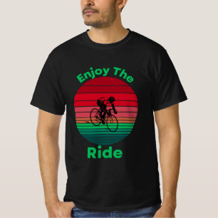 Desfrute da Camisa T-Quote de Ciclagem Inspiracion