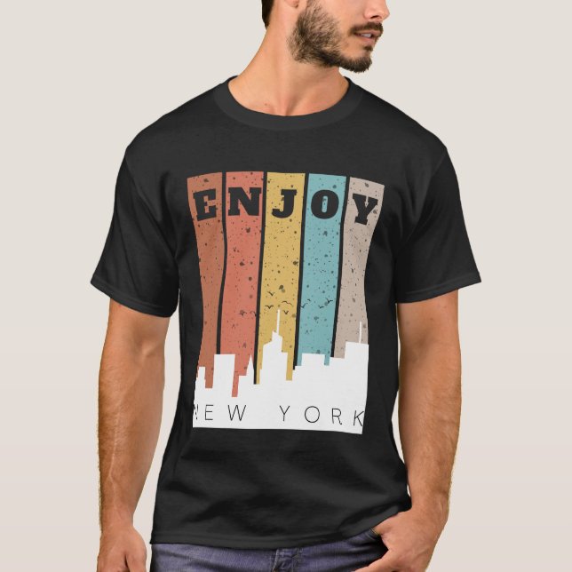 Desfrute do T-Shirt de Nova Iorque (Frente)