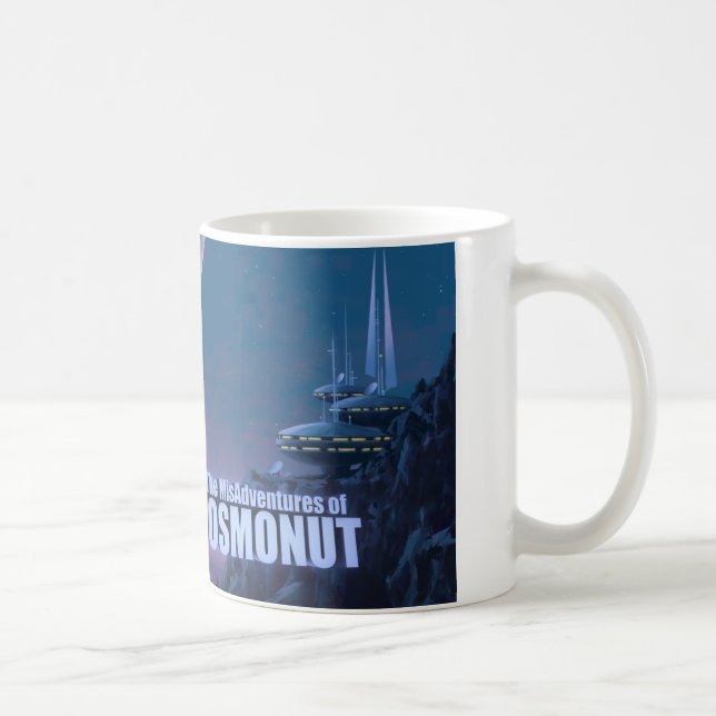 "Desgraças caneca retro de Cosmonut" (Direita)
