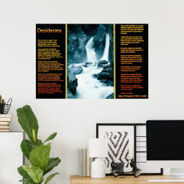 DESIDERATA Cascatas laranja Posters 11