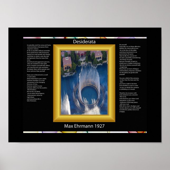 DESIDERATA procurando Posters (Frente)