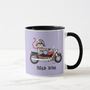 design 1 da caneca da diva da estrada