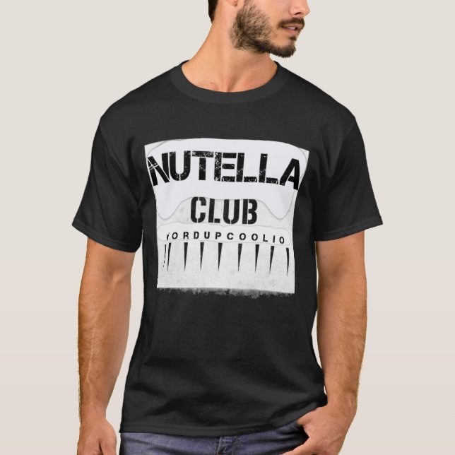 Design #2 da camisa do clube de Nutella (Frente)
