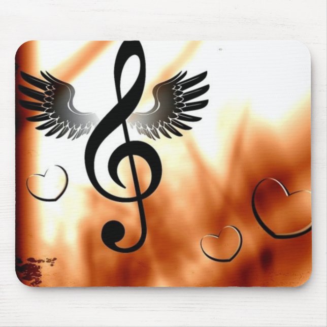 Design à moda Mousepad da música (Frente)