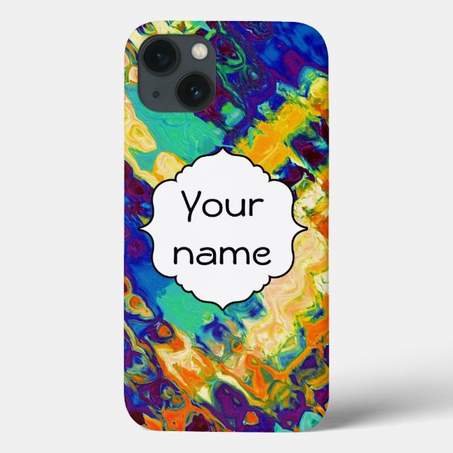 Design abstrato de textura retrô (Verso)