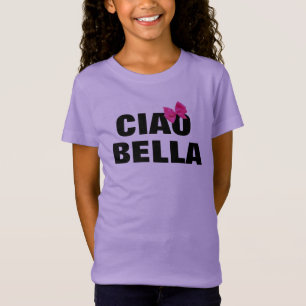 design anca do t-shirt da menina do bella bonito
