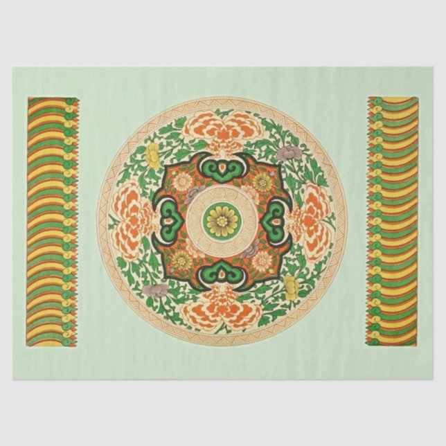 Design asiático nº 1 - Papel tecidual (Frente )