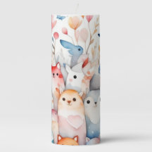 Design bonitinho de animais florais