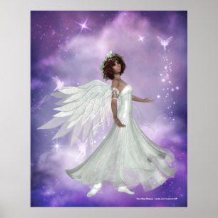 Design bonito 3 do anjo - impressão