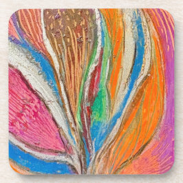 Design Botânico Vibrante l Porta-copos de plástico