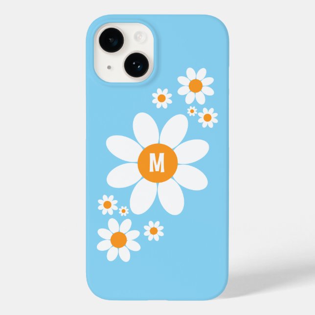 Design Branco Simples e Bonito Azul Azul Inicial (Verso)