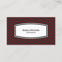 Design Cartão de visita do distribuidor de automóv