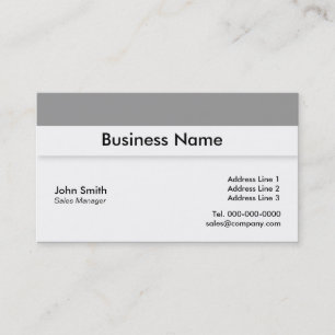 Design Cartão de visita simples