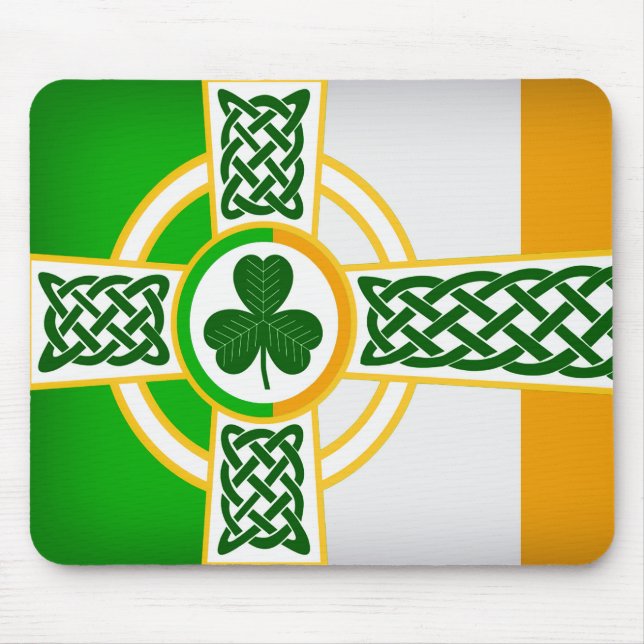 Design Celtic Irish Flag for Mouse pad (Frente)