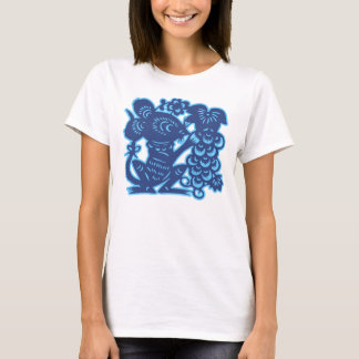 Design chinês do t-shirt do zodíaco - rato/rato