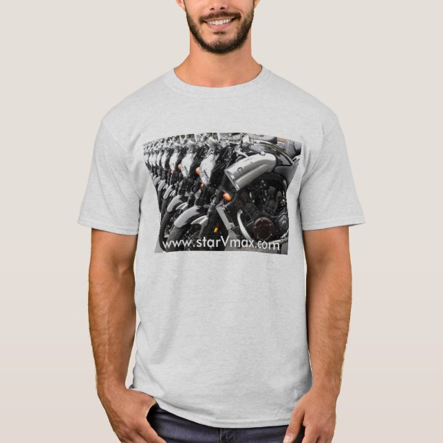 design cinzento da camisa do starVmax (Frente)