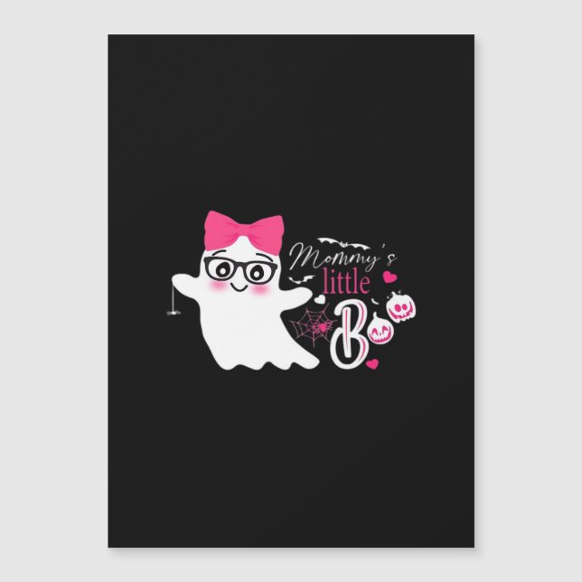 Design Clássico de Halloween do Pequeno Boo da Mam (Frente)