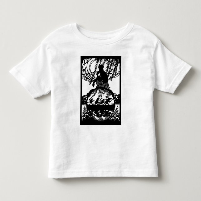 Design Clássico de Leite. Camiseta para Crianças (Frente)