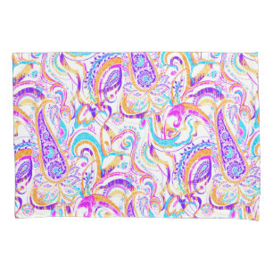 Design colorido branco bonito de paisley