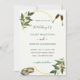 Design Convite de Casamento de Código QR