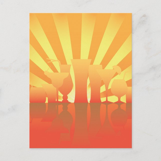 Design Convite de festas de Verão (Frente)