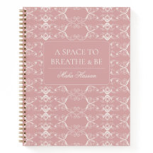 Design Curvo em Rosa Po dusty com Nome Personaliza