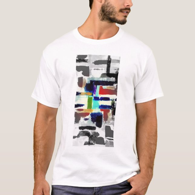 Design da arte abstracta do T do verão do t-shirt (Frente)