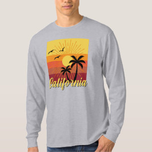 Design da Califórnia - Camisa de Manga Longa Básic
