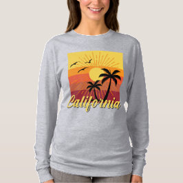 Design da Califórnia - Camisa de Manga Longa Básic