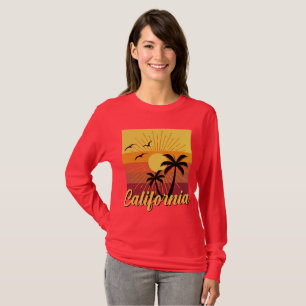 Design da Califórnia - Camisa de Manga Longa Básic