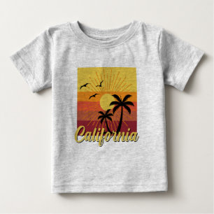 Design da Califórnia - Camiseta Baby Fine Jersey