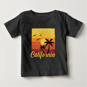 Design da Califórnia - Camiseta Baby Fine Jersey