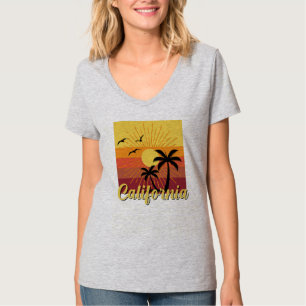 Design da Califórnia - Camiseta Básica do Pescoço-
