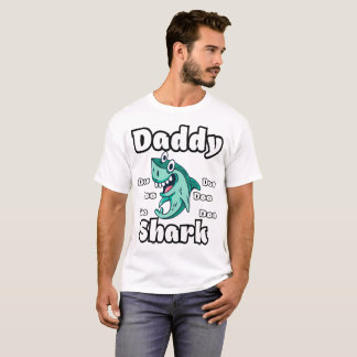 Design da Camiseta engraçada do Shark do pai