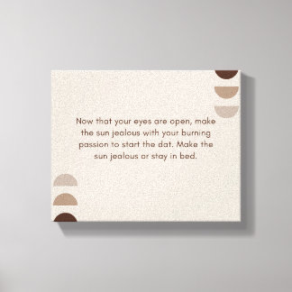 Design da Canvas impressa.