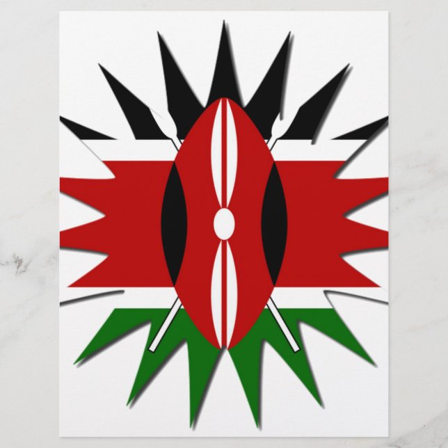 Design da Estrela da Bandeira do Quênia da constel (Frente)