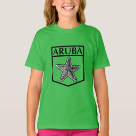 Design da Ilha de Aruba - Camiseta Básica para Men