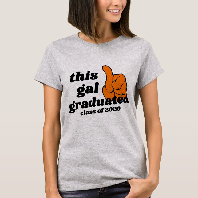 design da sua própria camisa de graduação de forma (Frente)