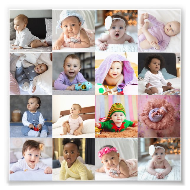 Design da Sua Própria Colagem de Fotos 16 (Frente)