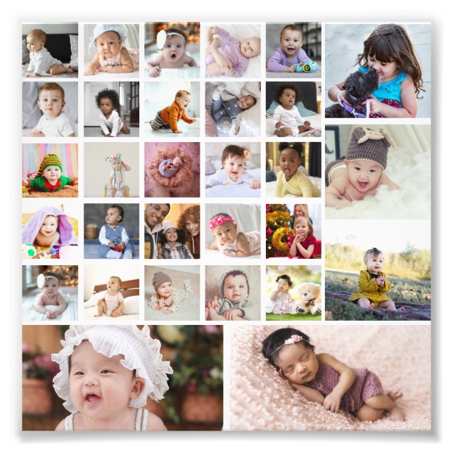 Design da Sua Própria Colagem de Fotos 30 (Frente)