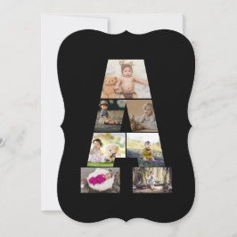 Design da sua própria letra A Colagem de fotos