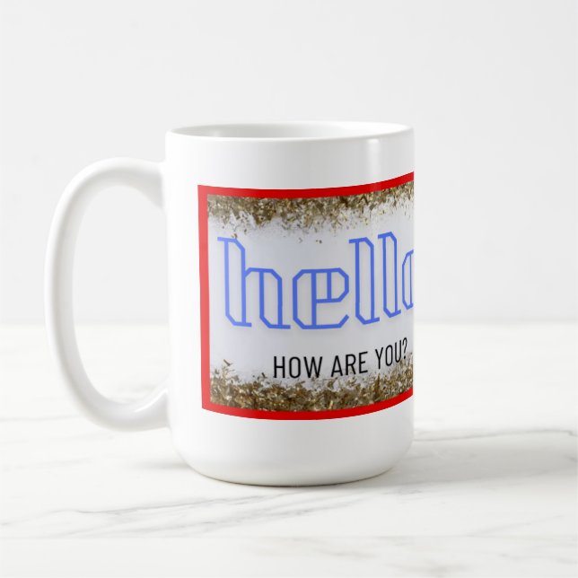 Design da Taça de Caneca de Cor (Esquerda)