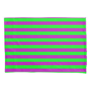 Design das faixas roxas e verdes