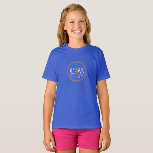 Design de Abacaxi Aloha - Camiseta Básica Para Rap (Frente Completa)