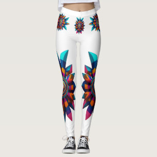 Design de Arte Americana Indígena Leggings All-Ove