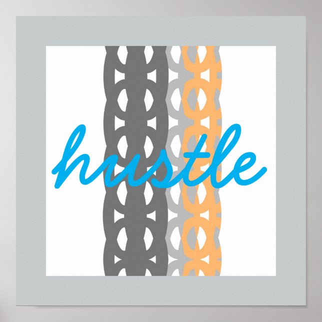 design de arte poster com abstrato gráfico com tex (Frente)