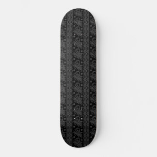 DESIGN DE ATENÇÃO PRETA PARA SKATEBOARD