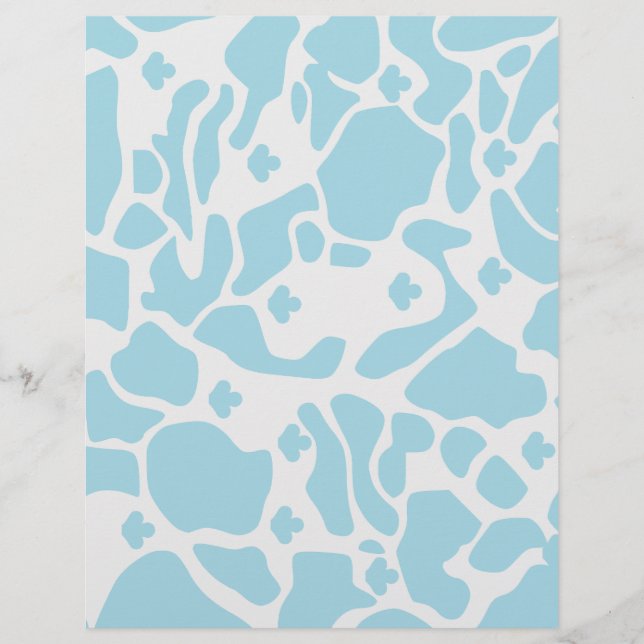 Design de azul bebê: (Frente)